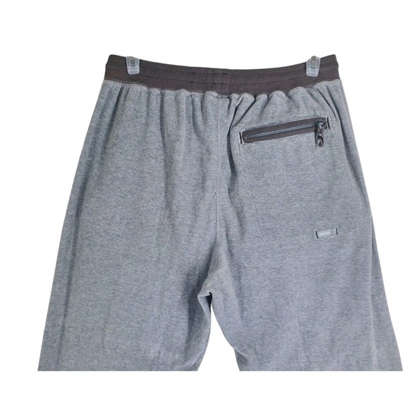 Vtg Y2K Fubu Platinum ALi Gray Sweatpants Men L Gray Loose Drawstring (30-34x30) - Picture 6 of 13